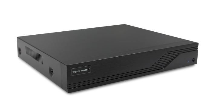 8cs.+8 IP, 8MP, 4K monitorkimenet, Techson TCR A32 S808-NS HD videorögzítő
